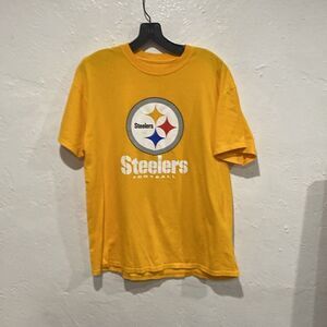 NFL Team Apparel Men’s Pittsburgh Steelers Short Sleeve Shirt Size L